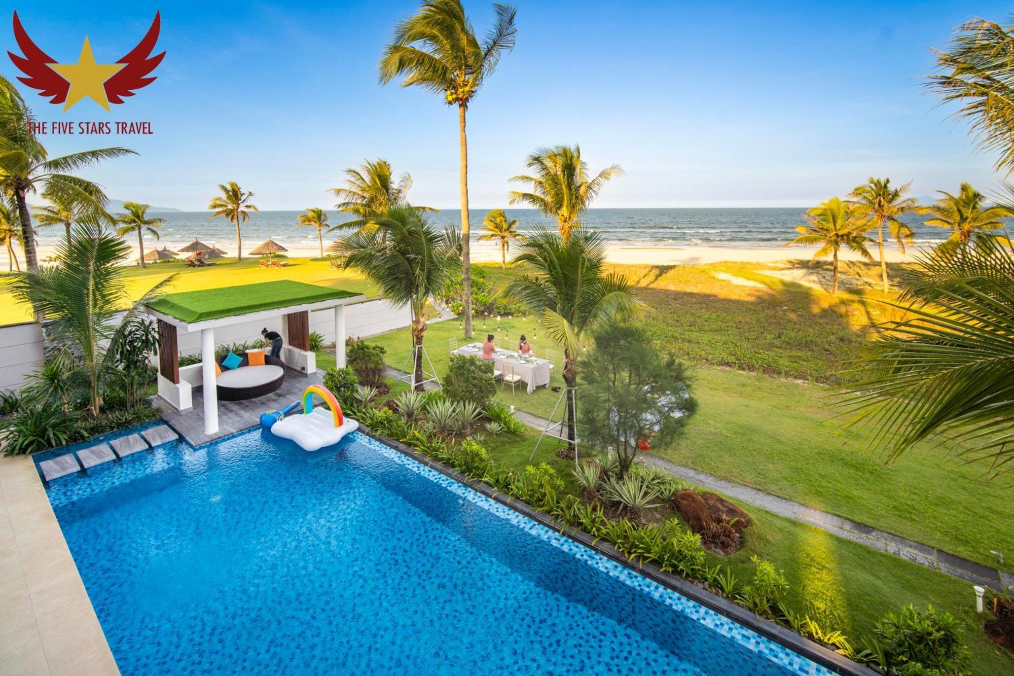 The Five Villas 8 Bedrooms Beachfront - K3 다낭 외부 사진