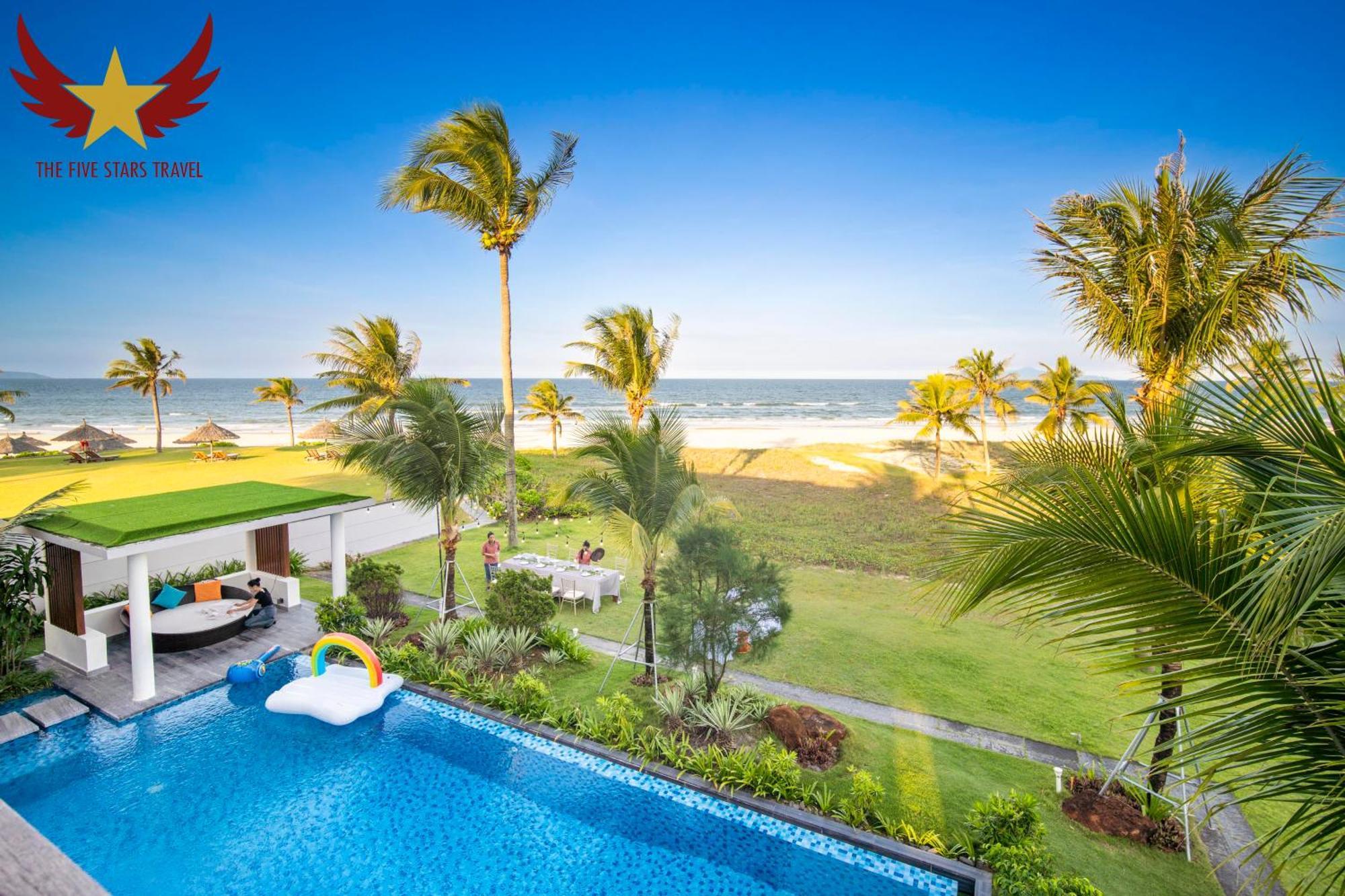 The Five Villas 8 Bedrooms Beachfront - K3 다낭 외부 사진