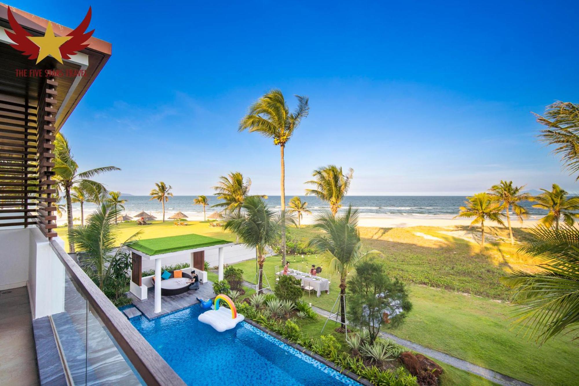 The Five Villas 8 Bedrooms Beachfront - K3 다낭 외부 사진