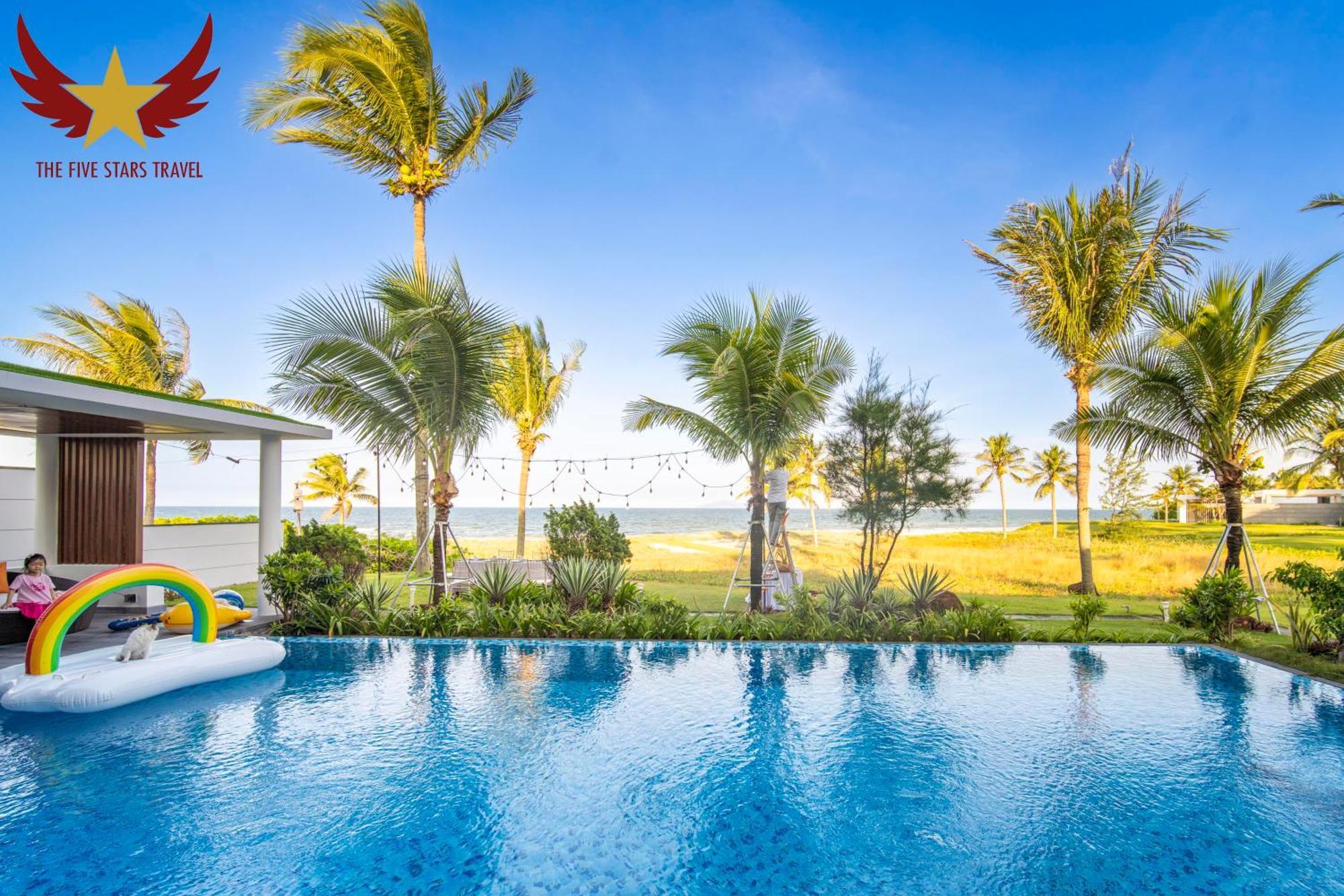 The Five Villas 8 Bedrooms Beachfront - K3 다낭 외부 사진